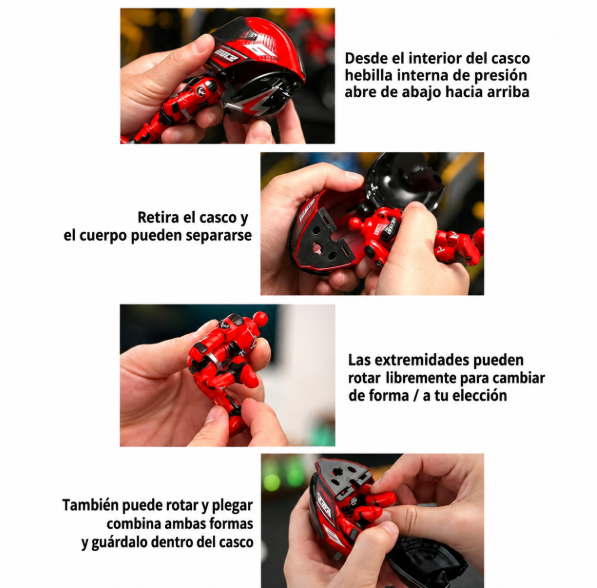 Muñeco de Casco de Motociclista