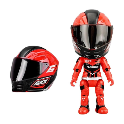 Muñeco de Casco de Motociclista