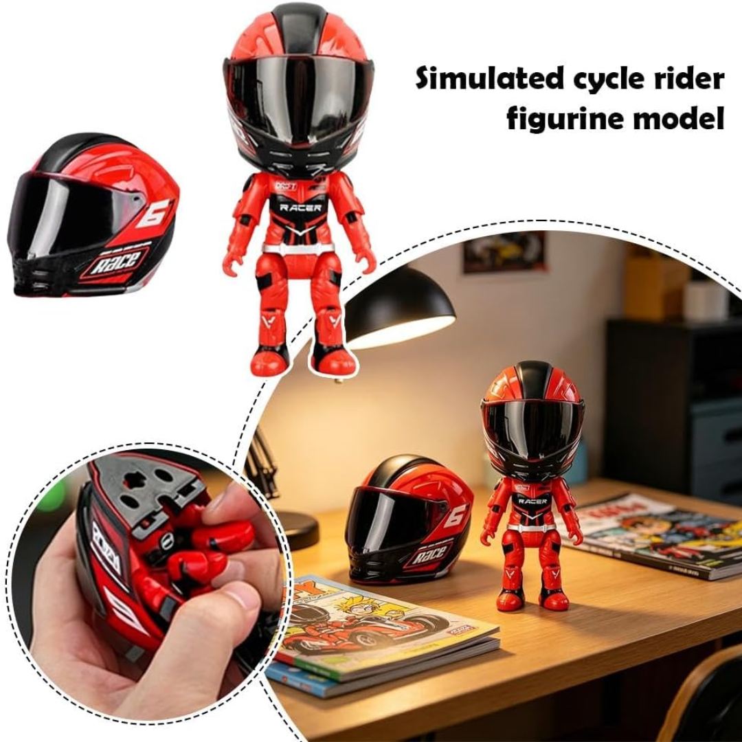 Muñeco de Casco de Motociclista