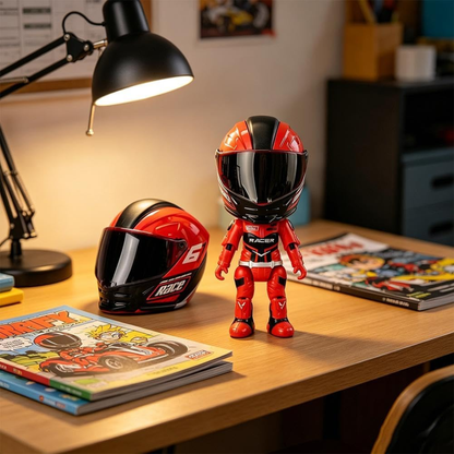 Muñeco de Casco de Motociclista