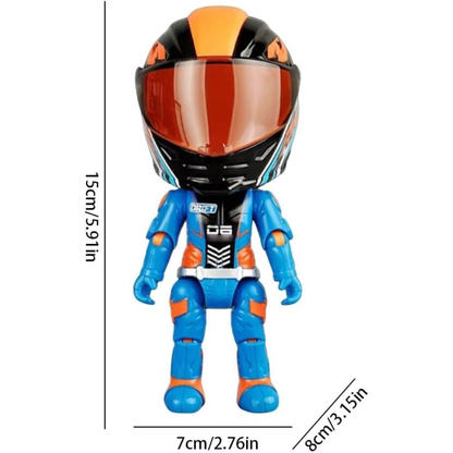 Muñeco de Casco de Motociclista