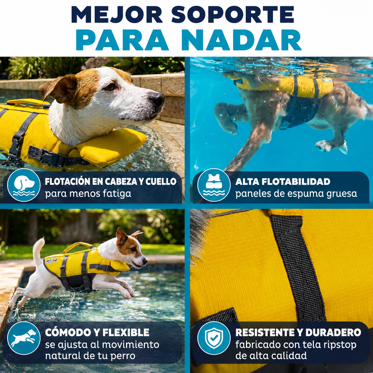 Chaleco Salvavidas Para Perro